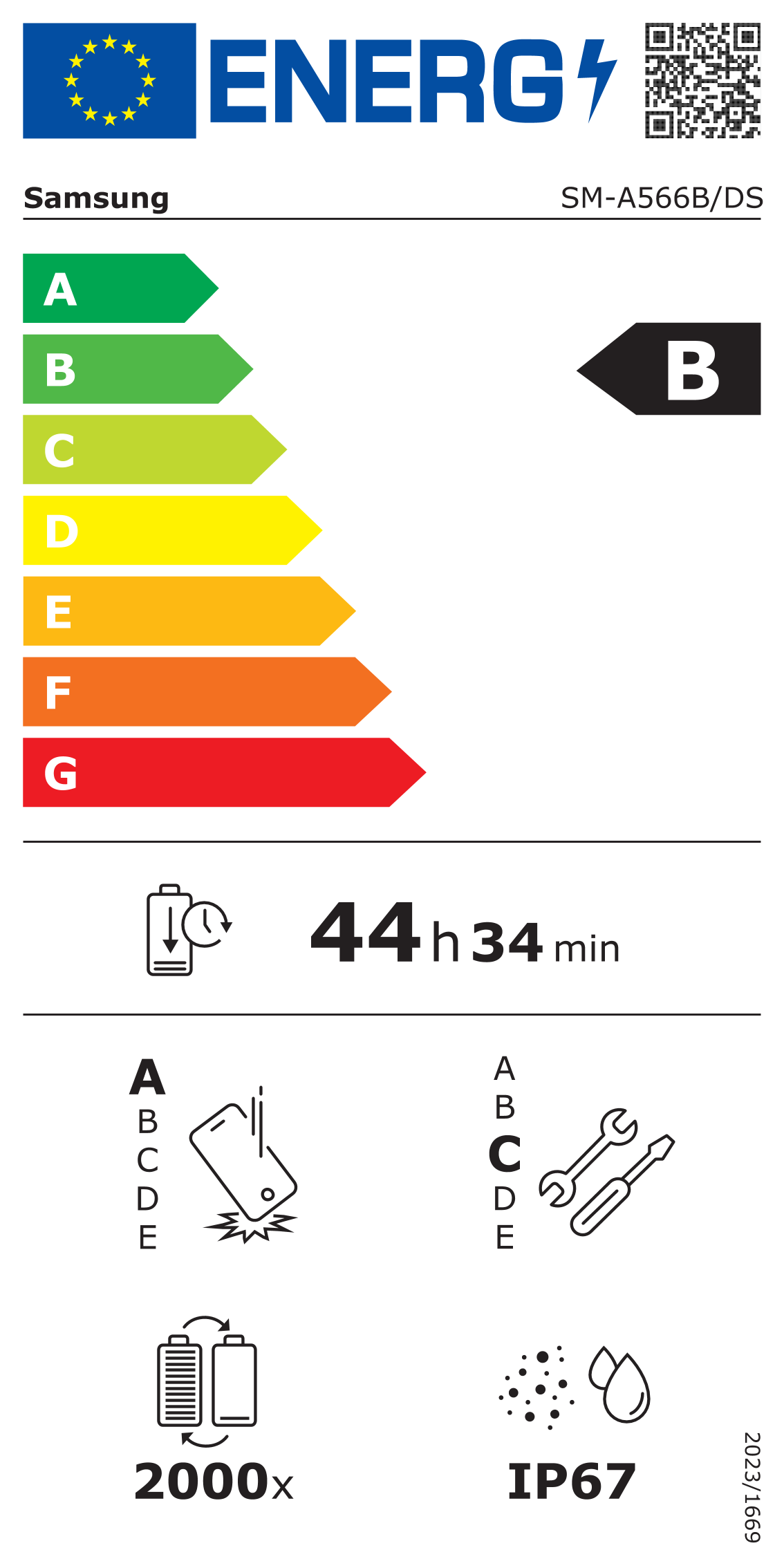 Imagen trasera Samsung GALAXY A56 5G 128 GB