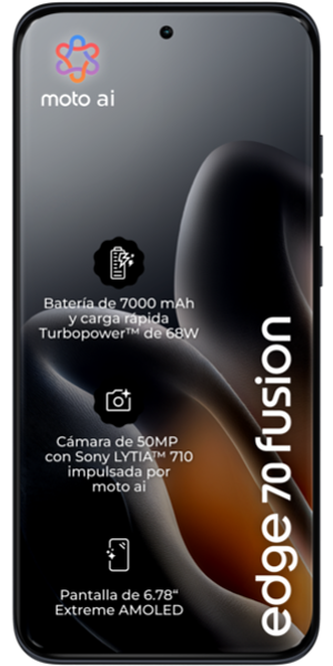 Teléfono móvil libre Motorola edge 70 Fusión 5G 256 GB
