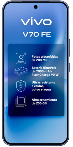 Teléfono móvil libre vivo V70 FE 5G 256 GB