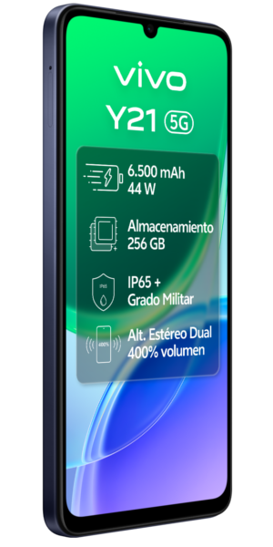 Imagen trasera vivo Y21 5G 256 GB