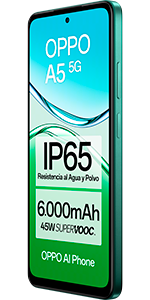 Imagen trasera OPPO A5 5G 128 GB