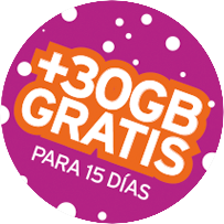 30GB Gratis para 15 días